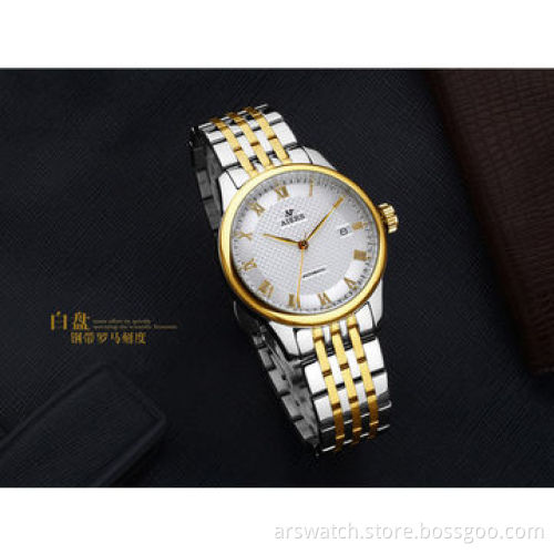 Premium high quality OEM brand stainless steel watch for men, stainless steel case and strap